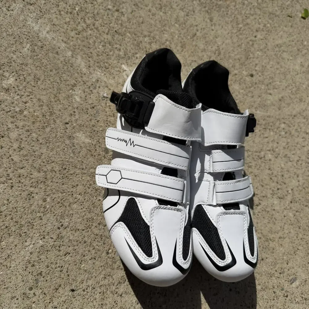 Cycling Shoes White/Black Size 42